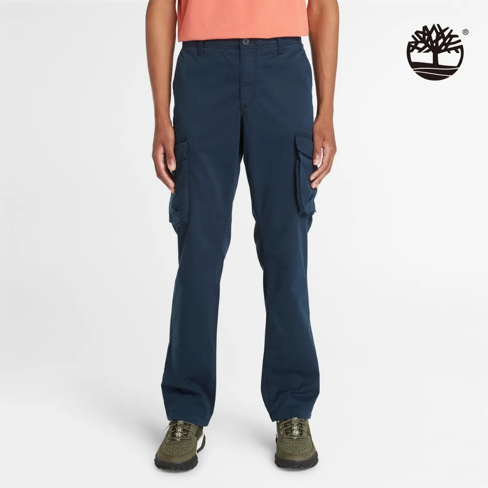 Timberland 男款深寶石藍休閒工裝長褲|A6UQ6433 歷史價格詳細信息