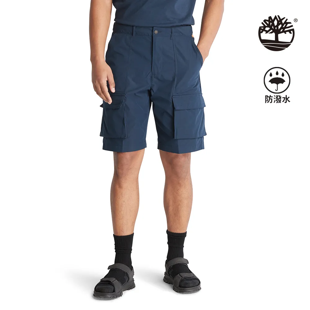 Timberland 男款水磨藍色棉麻牛仔長袖襯衫外套|A2CJPH87 歷史價格詳細信息