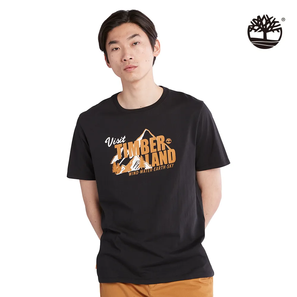 Timberland 男款黑色印花T恤|A6JY5001 歷史價格詳細信息