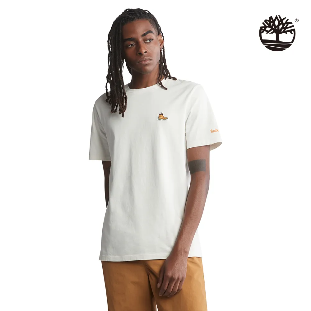 【Timberland】刺繡logo 白色 純棉 環保 短T 圓領 踢不爛 短袖 繡標 大尺碼 T恤(短袖 T恤9190AD5) 歷史價格詳細信息
