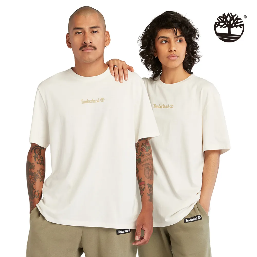 Timberland 中性復古白短袖LOGOT恤|A6QGSCM9 歷史價格詳細信息