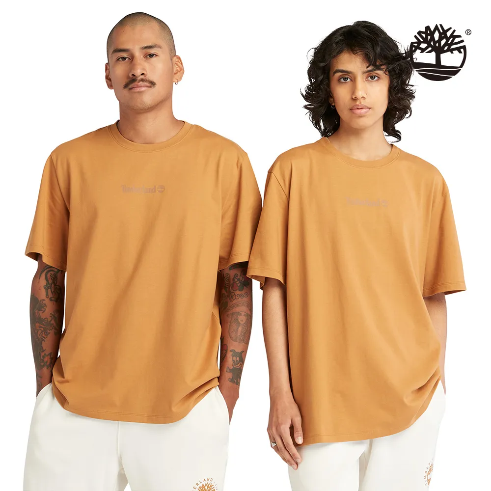 【Timberland】中性小麥色短袖LOGOT恤(A6QGSP47) 歷史價格詳細信息