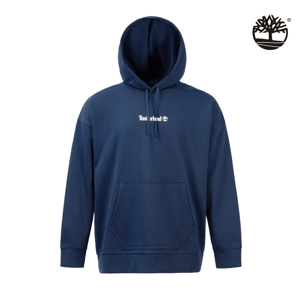 Timberland 男款深寶石藍LOGO刷毛連帽上衣|A5XV9Z02 歷史價格詳細信息
