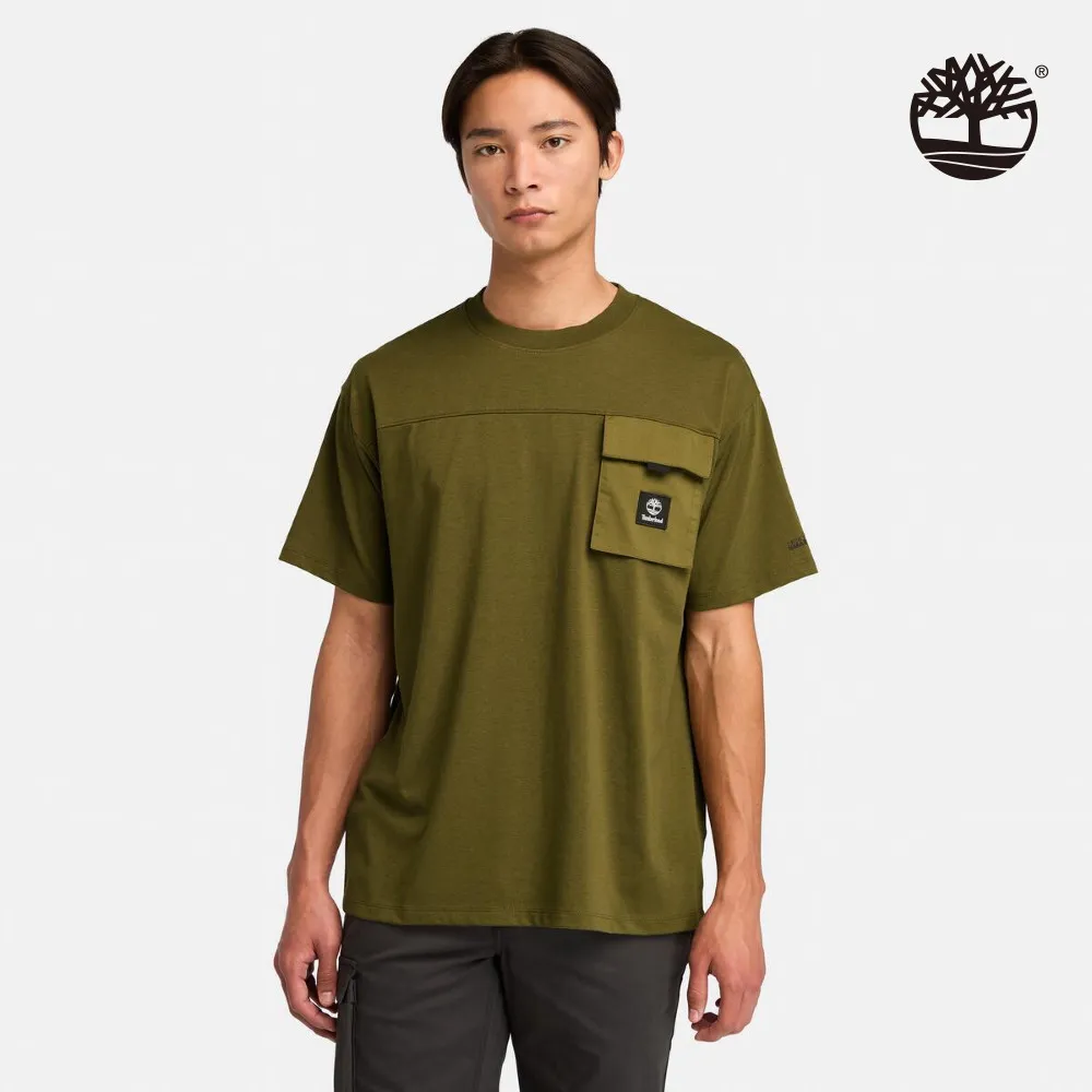 Timberland 男款橄欖綠色智慧控溫襯衫外套|A68WU302 歷史價格詳細信息