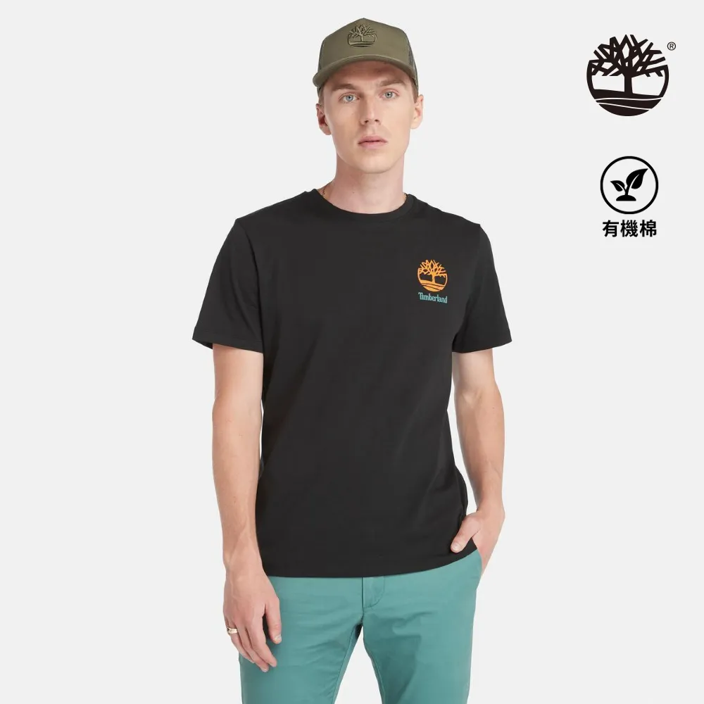 Timberland 男款黑色背部插畫短袖T恤|A431U001 歷史價格詳細信息