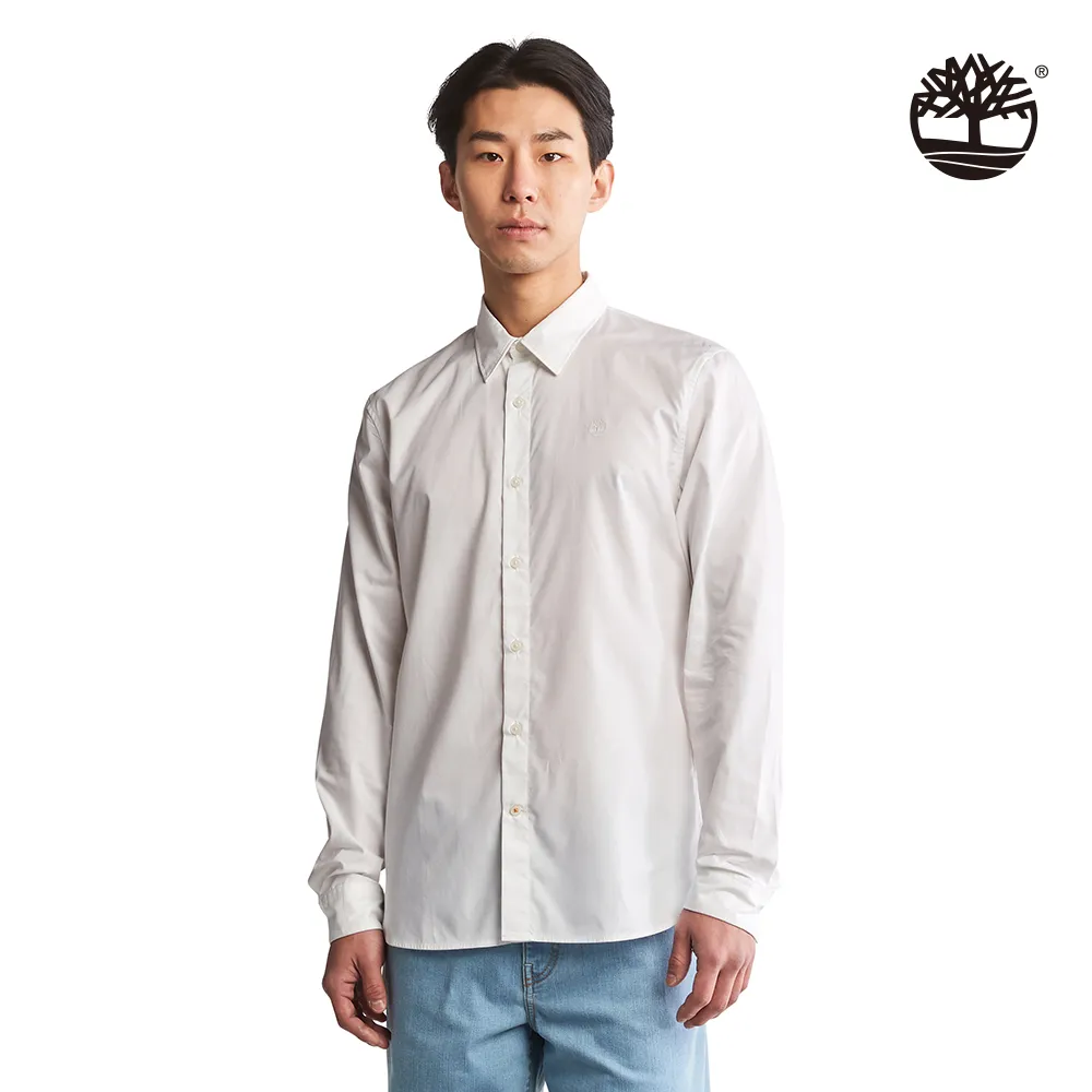 【Timberland】男款白色長袖襯衫外套(A2AHZA94) 歷史價格詳細信息