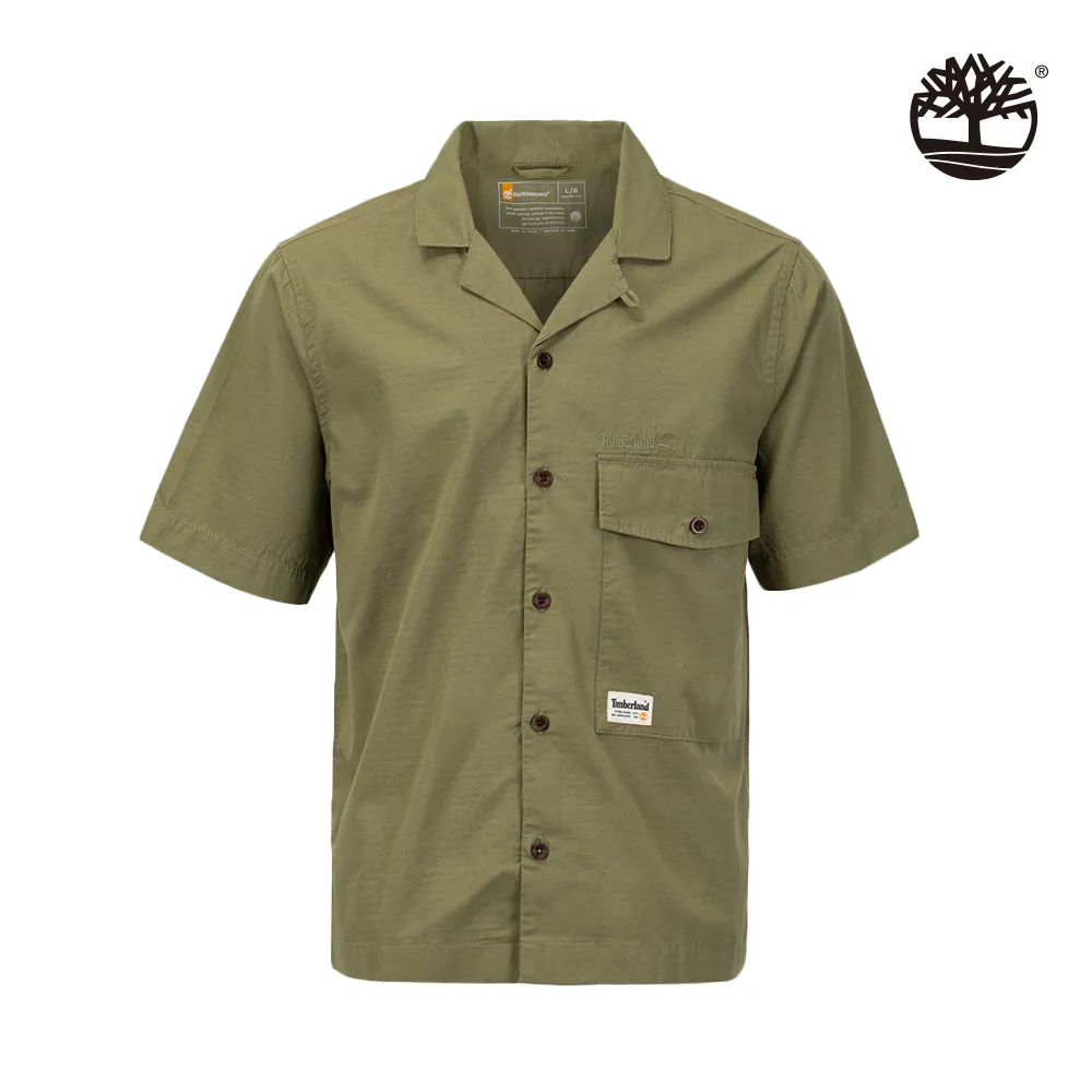 Timberland 女款灰綠色短袖襯衫|A6AJW590 歷史價格詳細信息
