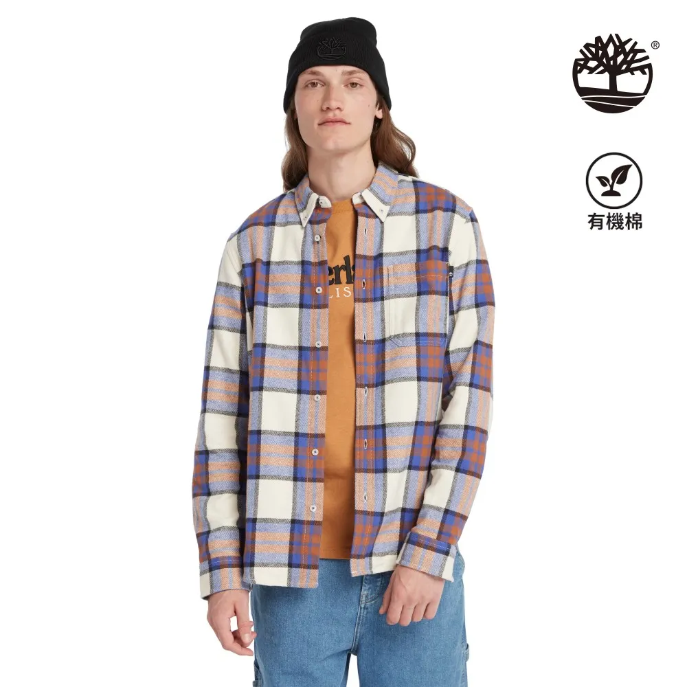 【Timberland】灰藍色格紋休閒襯衫 XL號 歷史價格詳細信息