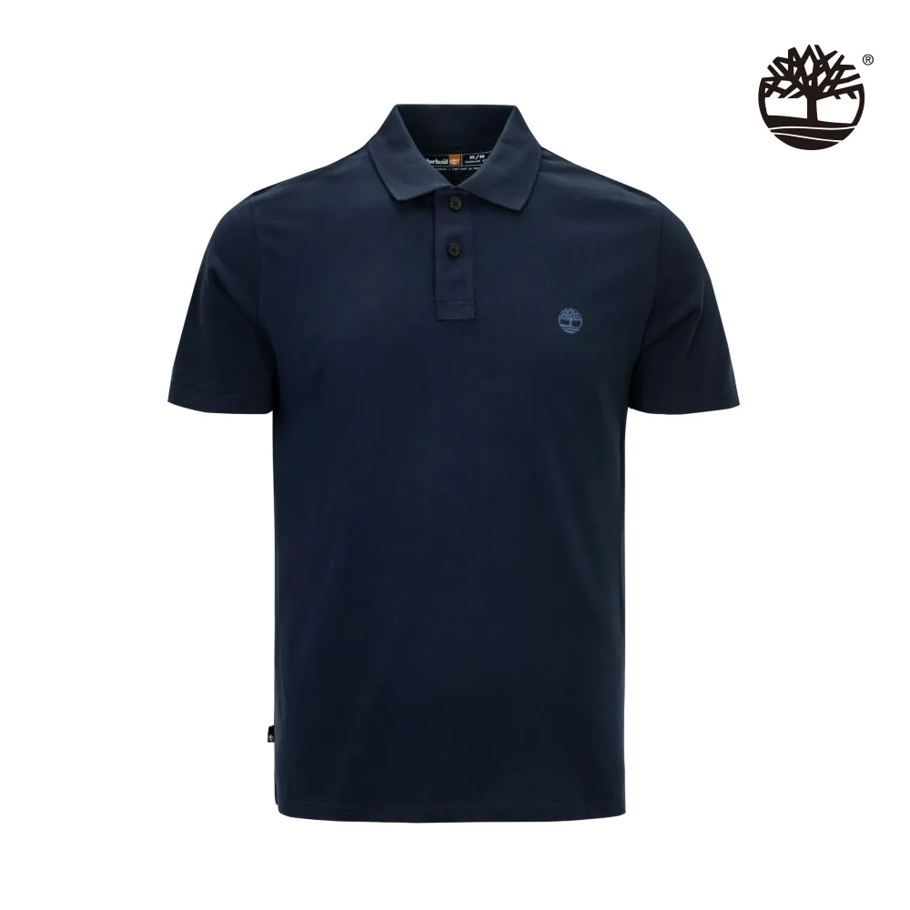 Timberland 男款深寶石藍 Logo Polo 衫|A63YQ433 歷史價格詳細信息