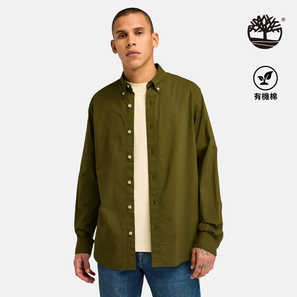 Timberland 男款橄欖綠色刷毛休閒卡其長褲|A6V32302 歷史價格詳細信息