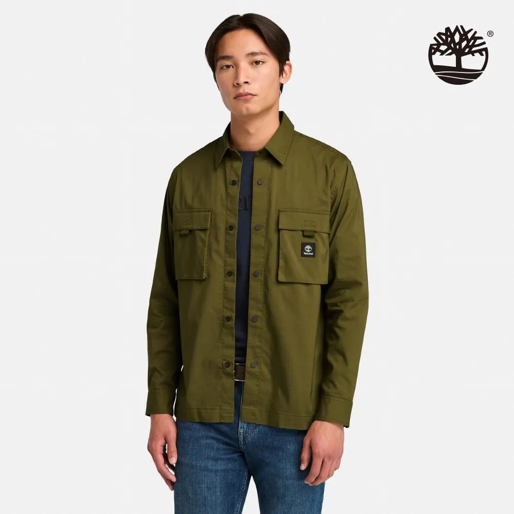 Timberland 男款橄欖綠色牛津休閒長褲|A6UQT302 歷史價格詳細信息