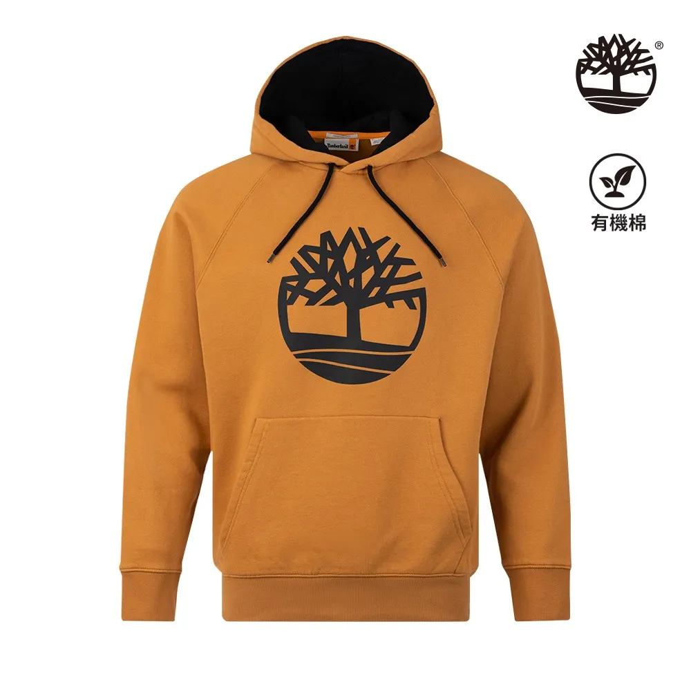 Timberland 男款小麥色有機棉長型撞色Logo印花短袖 T恤|A69U5P47 歷史價格詳細信息