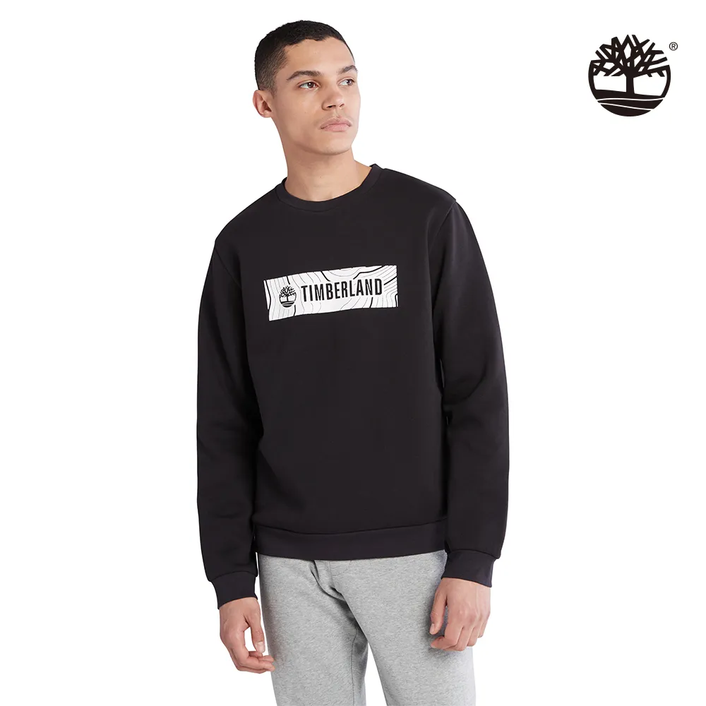 Timberland 男款黑色Oyster River Logo圓領大學T|A5SF8001 歷史價格詳細信息