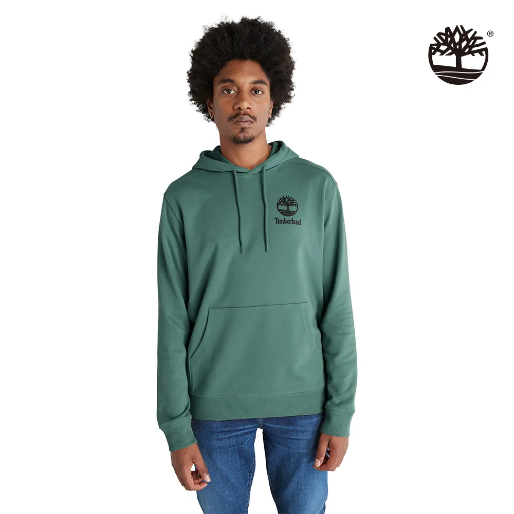 Timberland 男款鳳仙花綠寬鬆潮流設計Logo連帽上衣|A5VV5392 歷史價格詳細信息