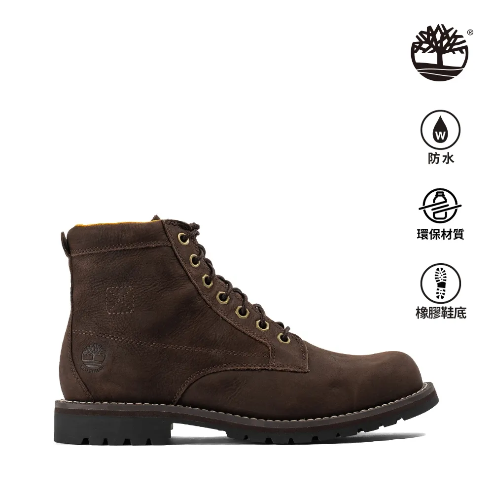 Timberland 男款深咖啡色Redwood Falls全粒面皮革防水靴|A44P9V13 歷史價格詳細信息