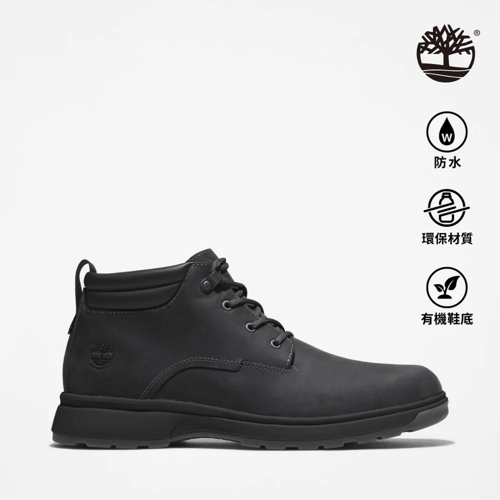 Timberland 男款黑色休閒防水中筒靴|A44P1015 歷史價格詳細信息