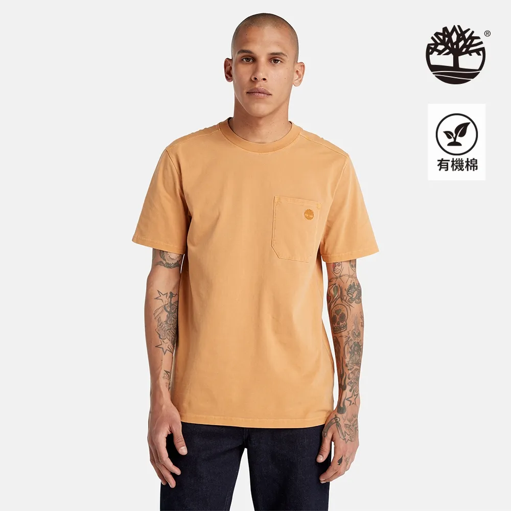 【Timberland】男款小麥色短袖口袋T恤(A2FBNP47) 歷史價格詳細信息