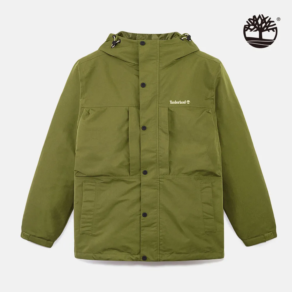 Timberland 男款綠色防潑水外套|A41GBV46 歷史價格詳細信息