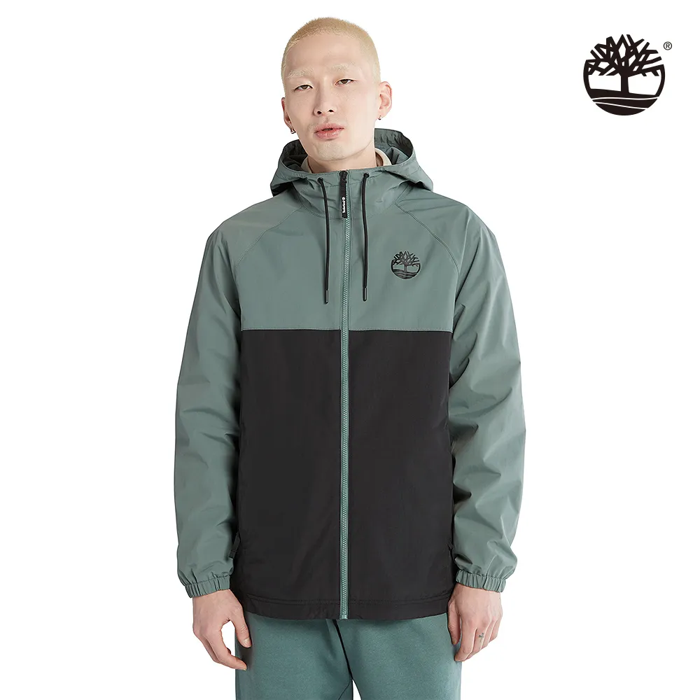Timberland 男款鳳仙花綠防水連帽外套|A2CEFDA9 歷史價格詳細信息