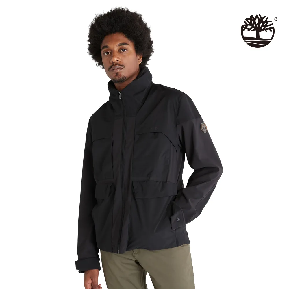 Timberland 女款黑色柔軟內裏防水可調節收納連帽外套|A5WSH001 歷史價格詳細信息