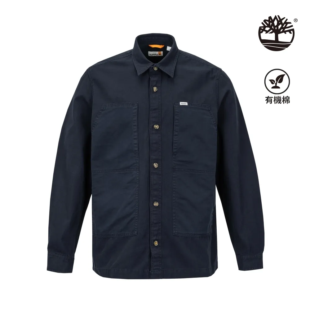 Timberland 男款深寶石藍長袖襯衫外套|A2JJR433 歷史價格詳細信息