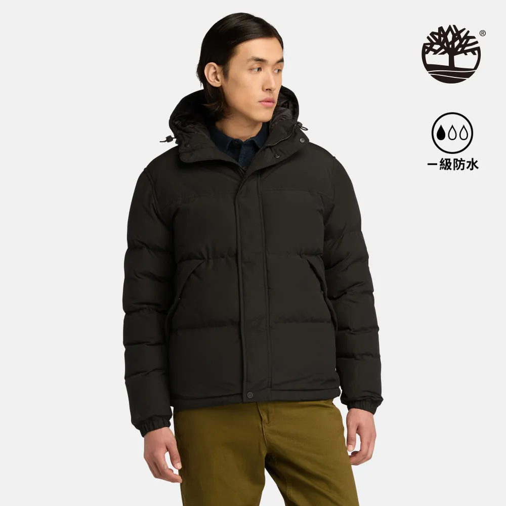 Timberland 男款黑色防潑水連帽外套|A2H2P001 歷史價格詳細信息