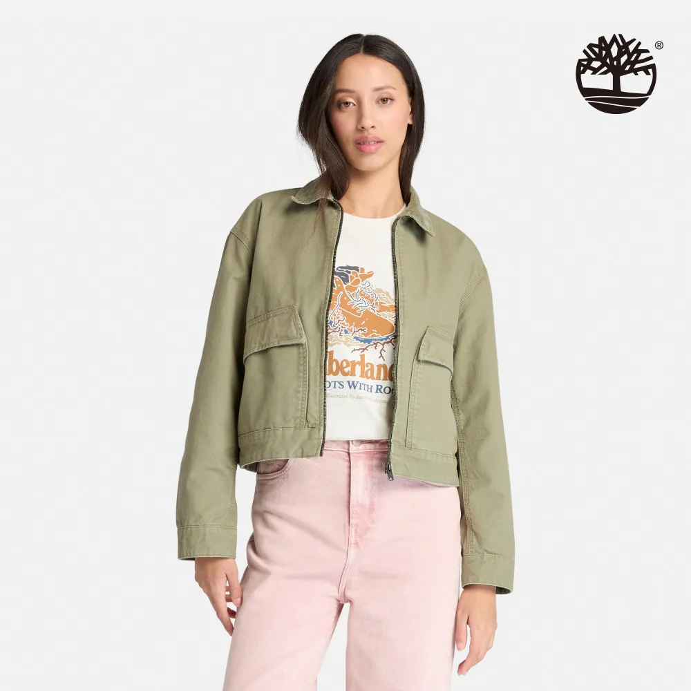 Timberland 女款軍綠色附腰帶防水長褲|A23SSA58 歷史價格詳細信息