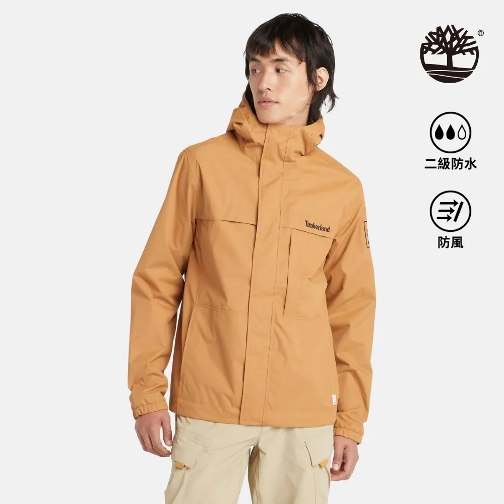 Timberland 男款小麥色防潑水連帽外套|A28GPP47 歷史價格詳細信息