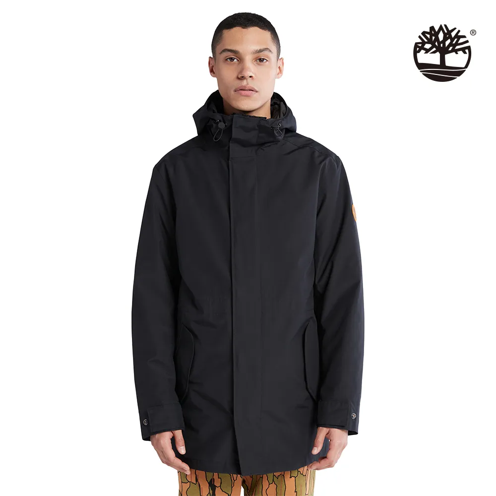 Timberland 男款黑色連帽三合一外套|A2J5B001 歷史價格詳細信息