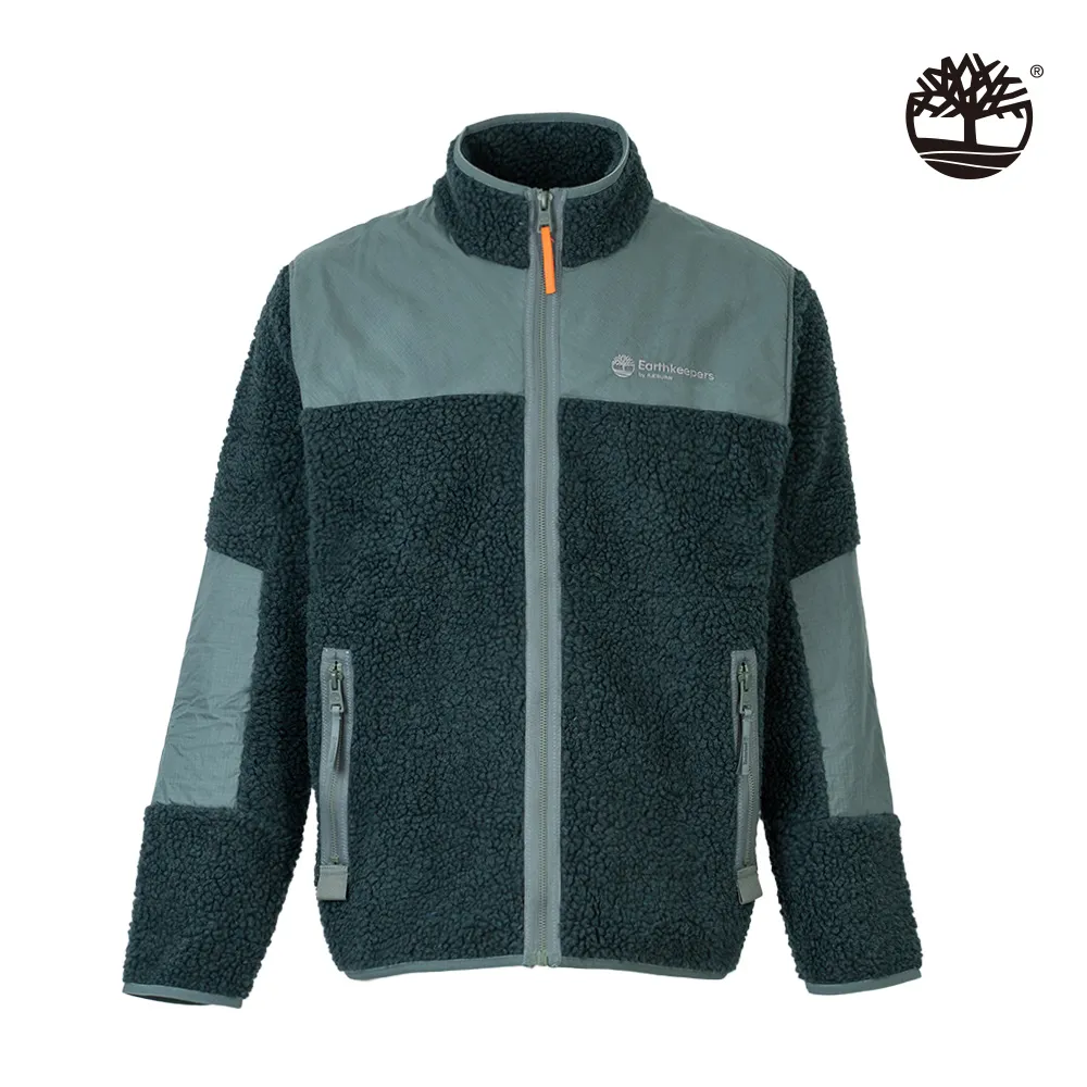 Timberland 中性鳳仙花綠抓絨撞色Archive戶外風格外套|A24A5392 歷史價格詳細信息