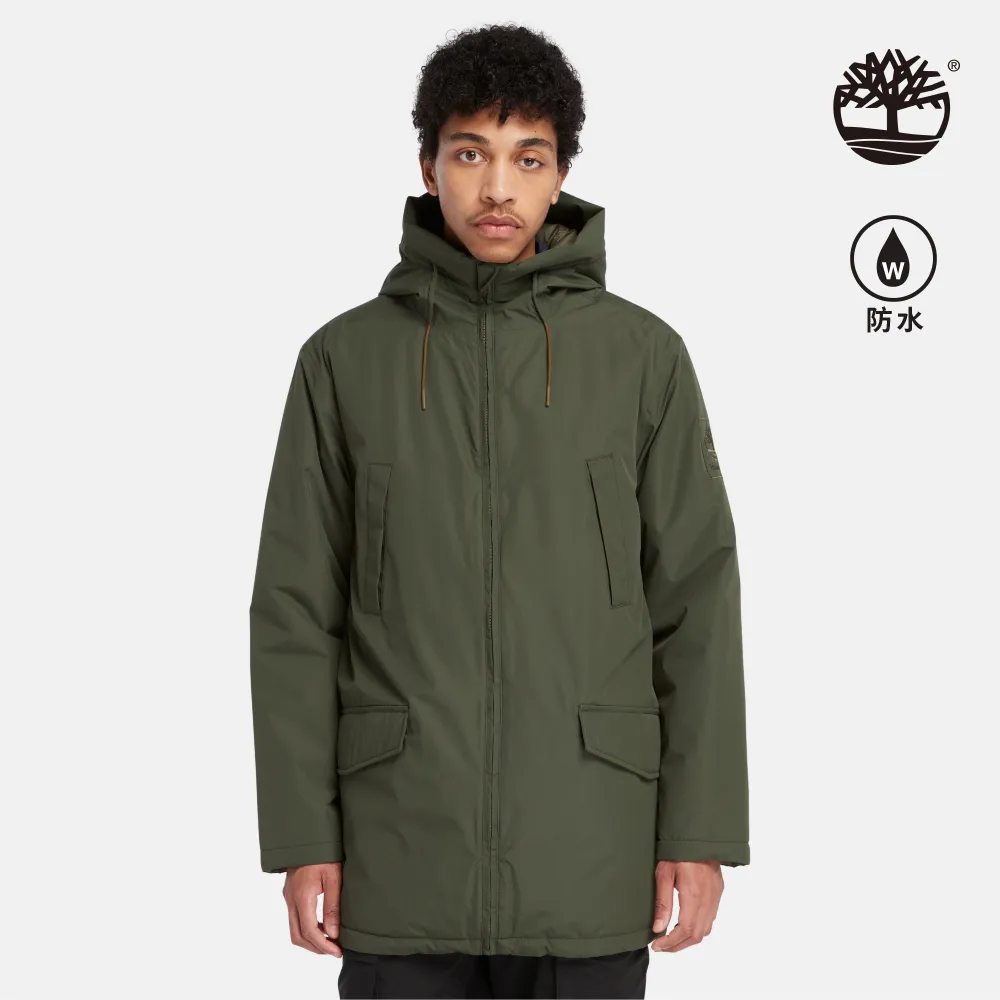 Timberland 女款灰綠色防水透氣連帽長袖外套|A6AD9590 歷史價格詳細信息