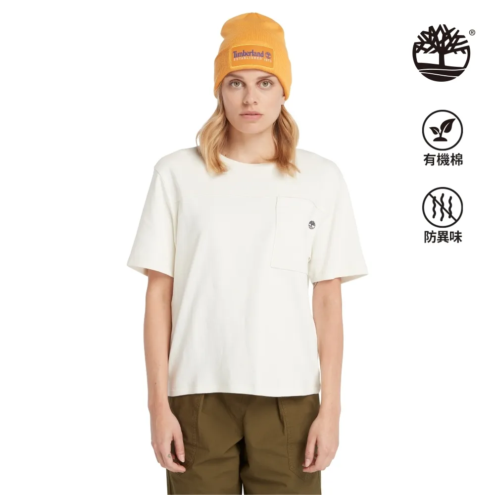 Timberland 女款復古白口袋短袖 T 恤|A5NW2CM9 歷史價格詳細信息