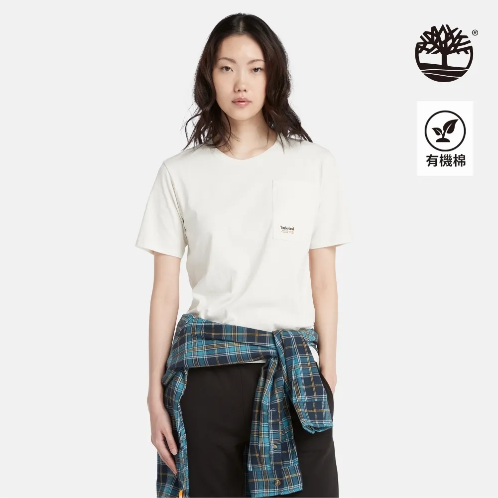 Timberland 女款復古白口袋短袖 T 恤|A5NW2CM9 歷史價格詳細信息
