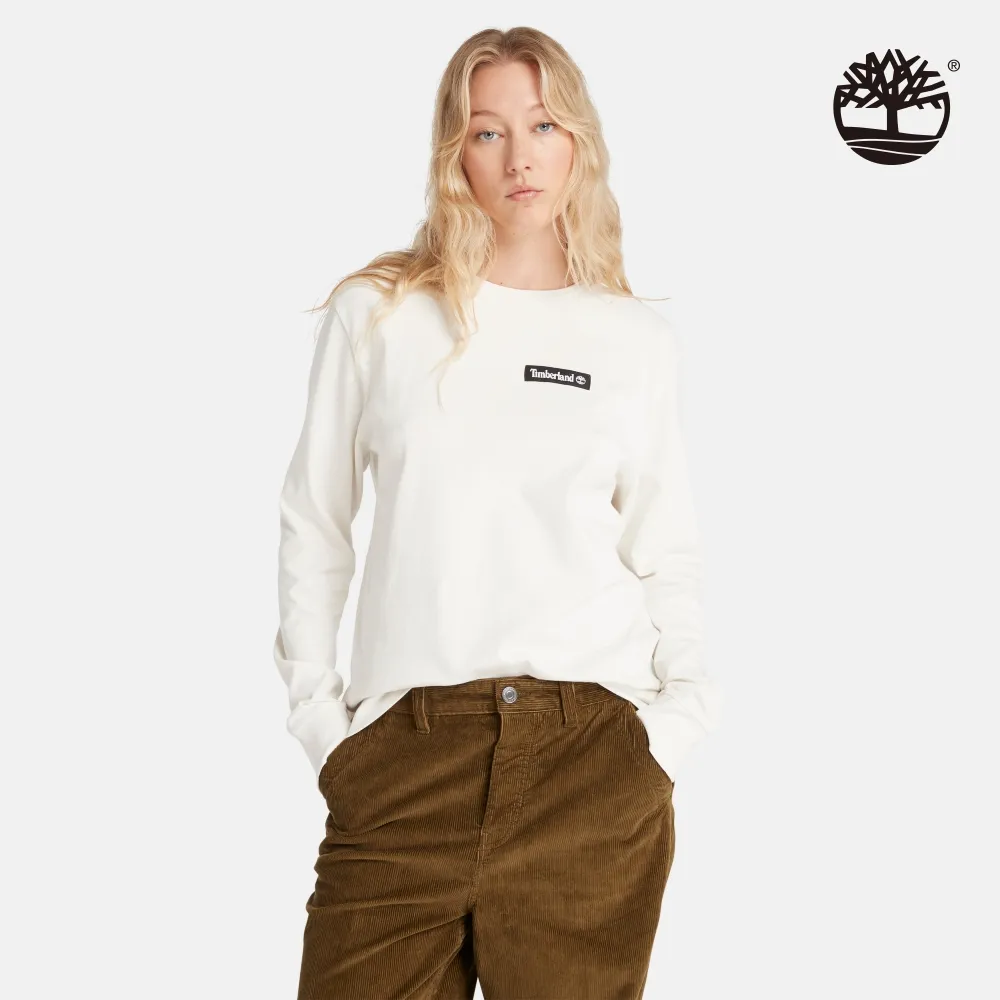 Timberland 中性復古白背面LOGO短袖T恤|A6QJ1CM9 歷史價格詳細信息