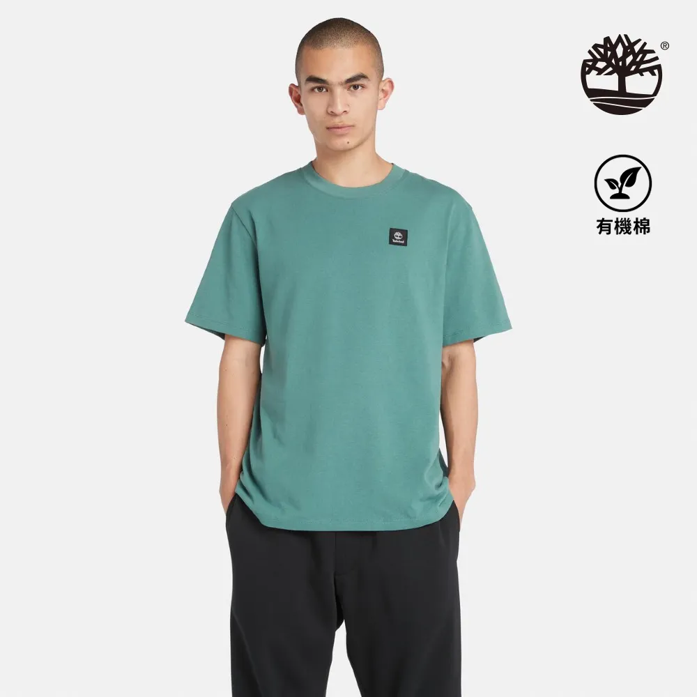 Timberland 男款藍綠色短袖T恤|A2EKJCL6 歷史價格詳細信息