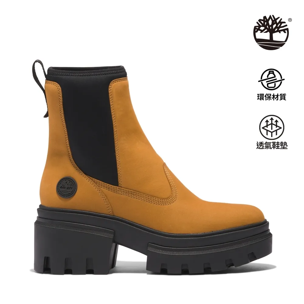 Timberland 女款小麥色磨砂革切爾西靴|A5YF4231 歷史價格詳細信息