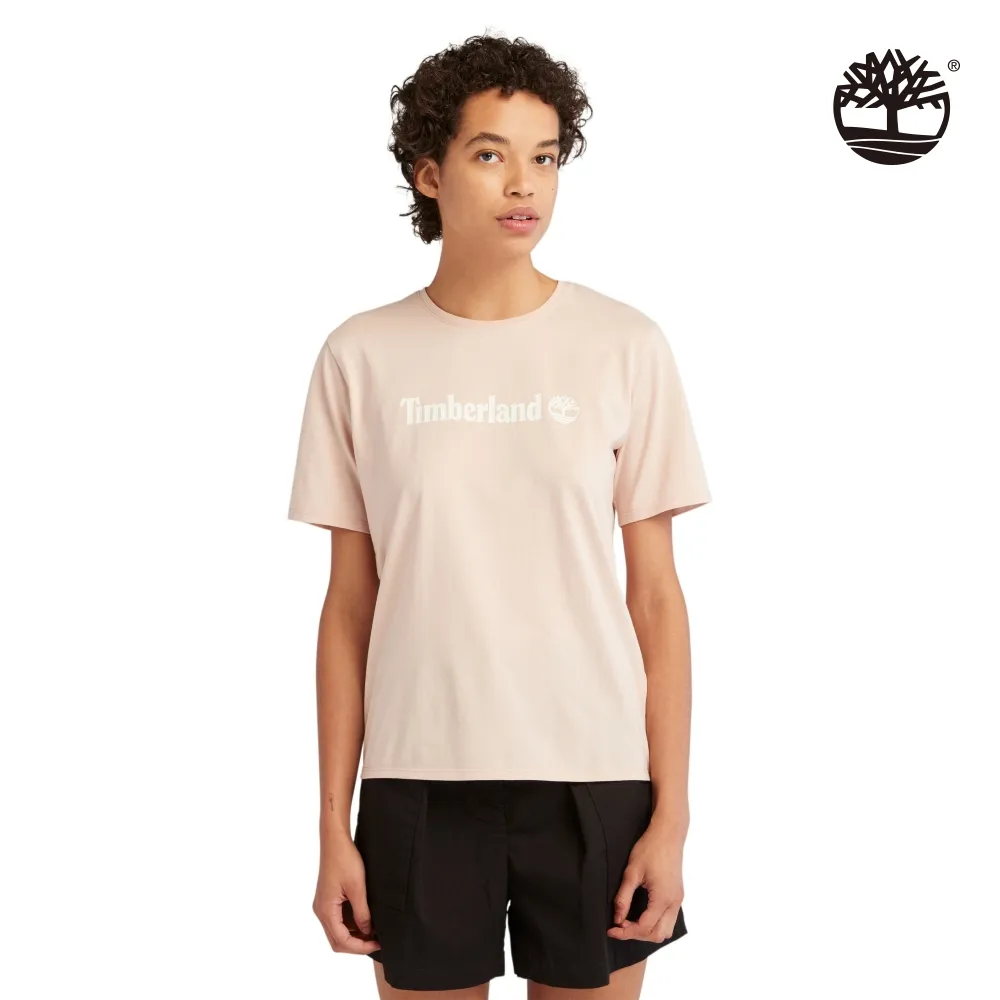 Timberland 男款淺粉色胸前大樹刺繡Logo圓領短袖T恤|A6F7Q662 歷史價格詳細信息