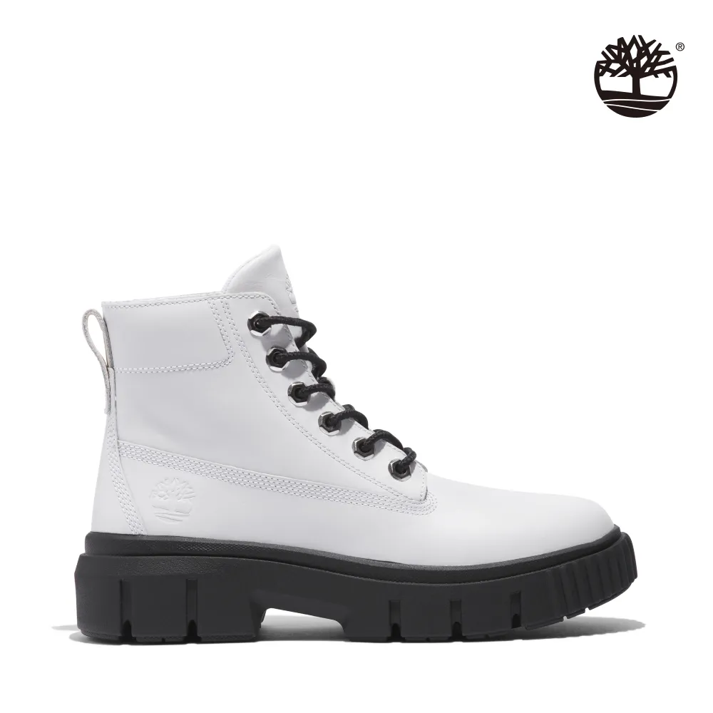 Timberland 女款白色皮革高筒休閒鞋|A27EKEM2 歷史價格詳細信息