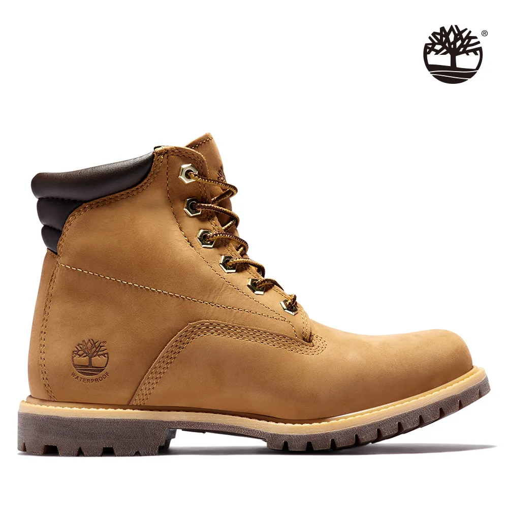 Timberland 女款小麥色磨砂革防水6吋靴|8168R231 歷史價格詳細信息