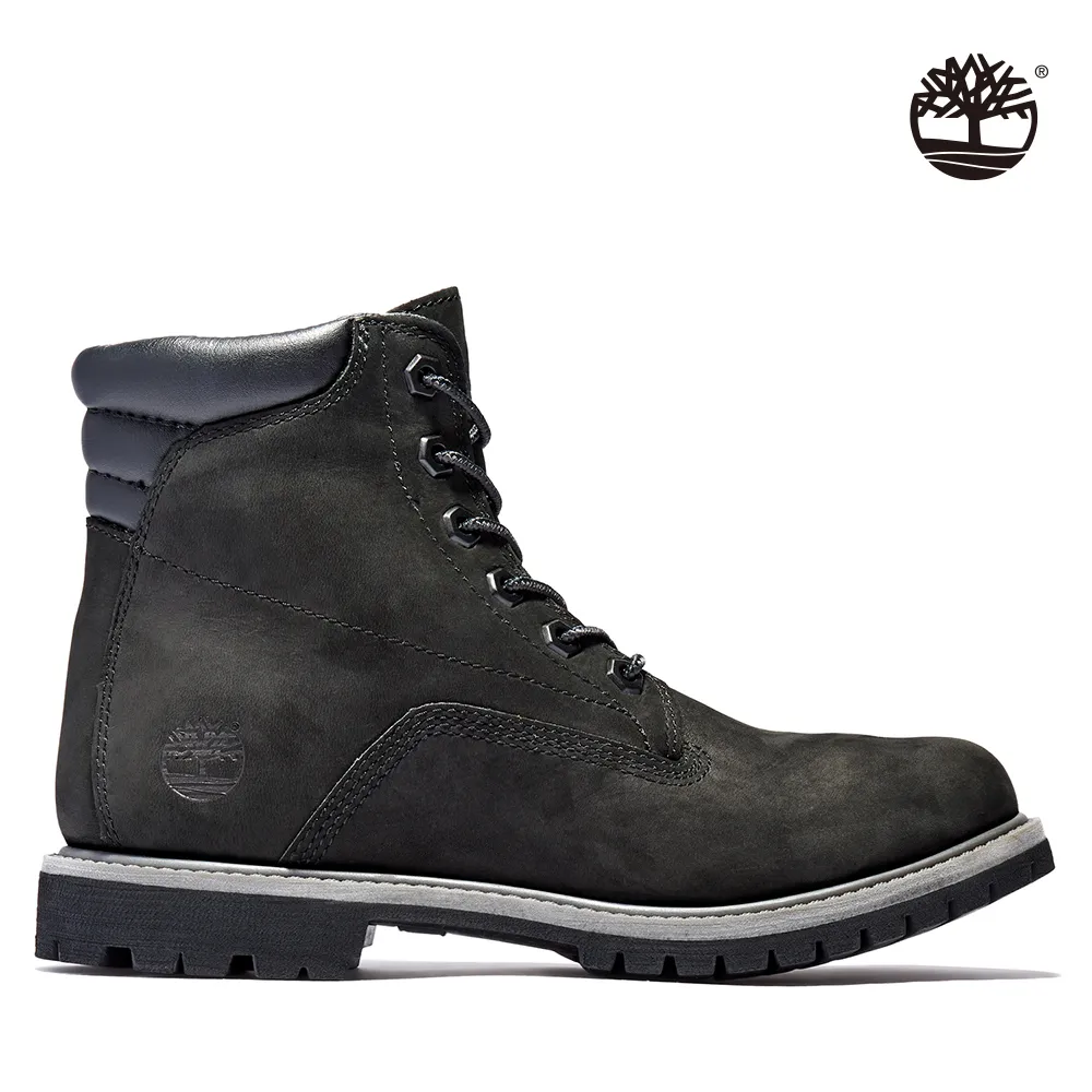 Timberland 男款黑色磨砂革防水6吋靴|A5UYW001 歷史價格詳細信息