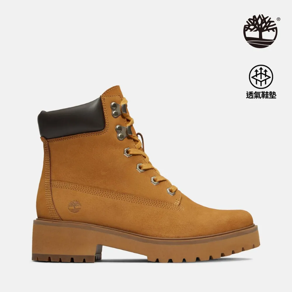 Timberland 女款小麥色磨砂革緩震Carnaby Cook6吋靴|A5VPZ231 歷史價格詳細信息