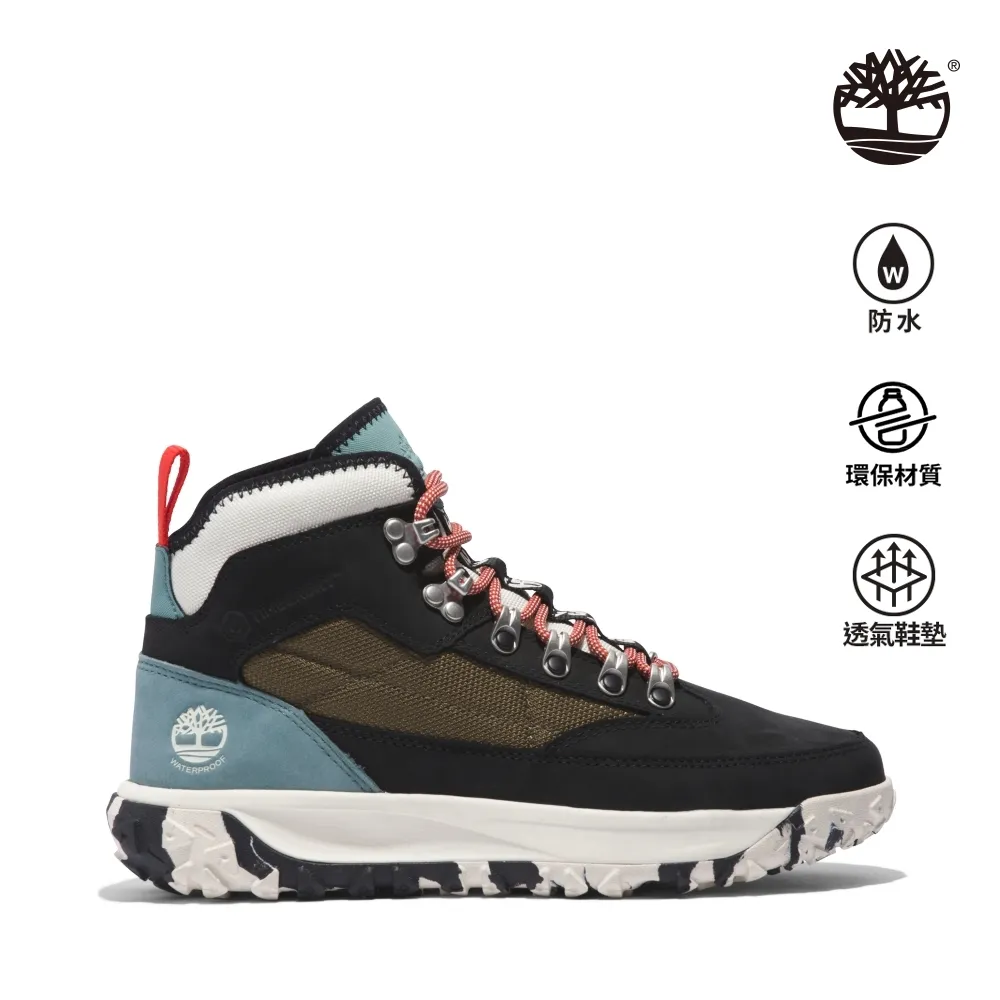 Timberland 男款黑色GREENSTRIDE磨砂革防水靴|A44SS015 歷史價格詳細信息