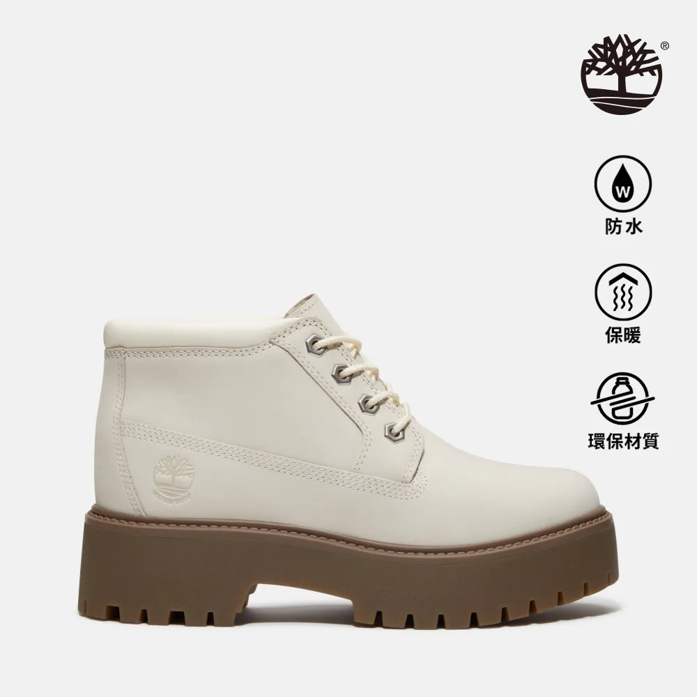 Timberland 女款象牙白帆布中筒休閒靴|A2R1AETJ 歷史價格詳細信息