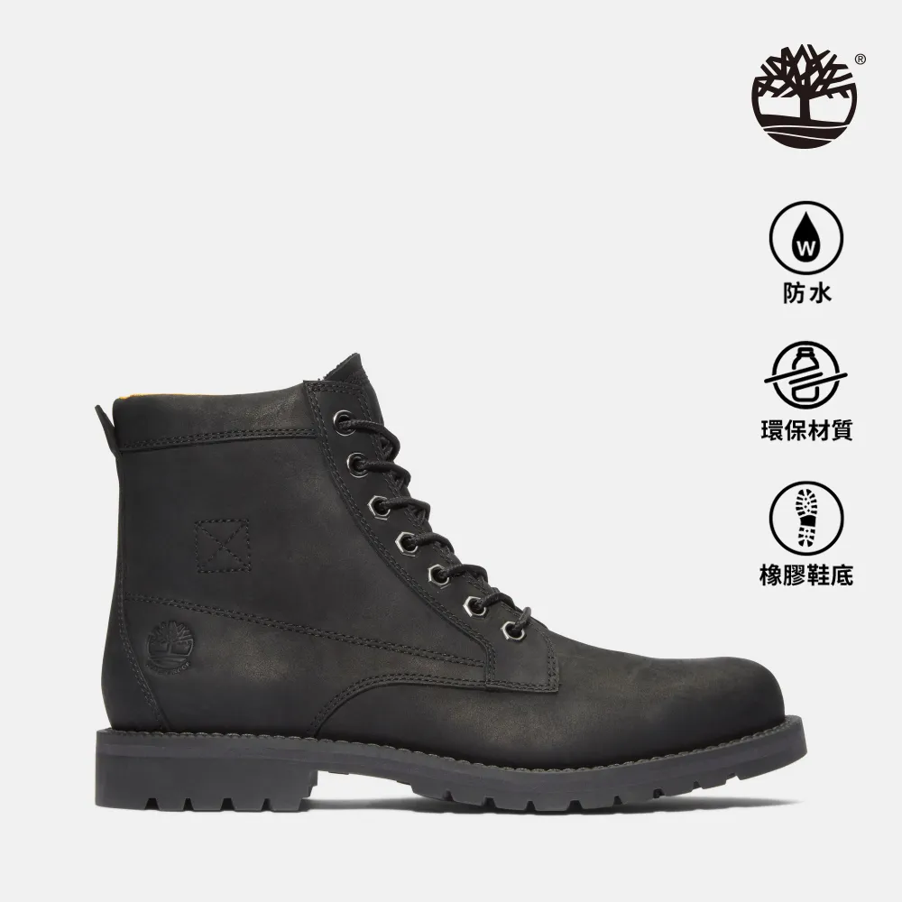 Timberland 男款黑色休閒防水中筒靴|A44P1015 歷史價格詳細信息