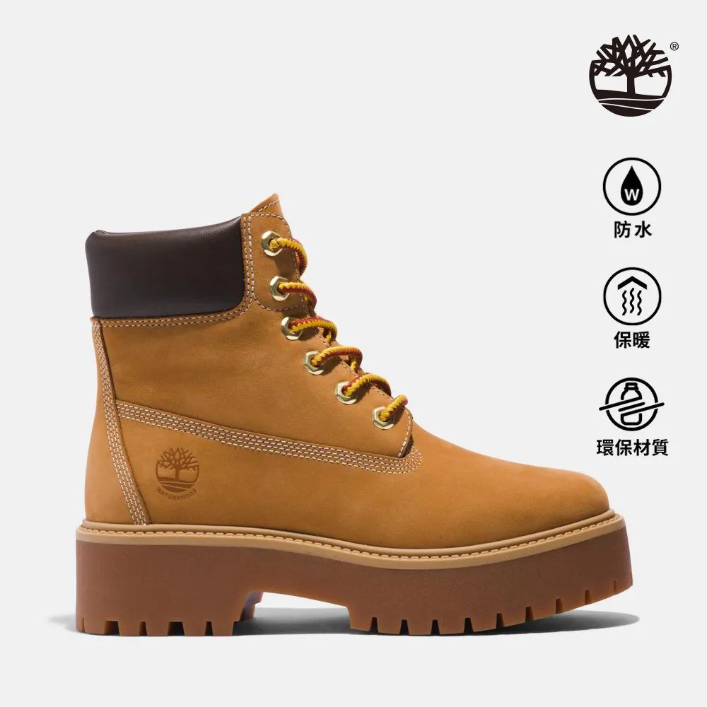 Timberland 女款小麥色Stone Street厚底7孔中筒靴|A27YZEN1 歷史價格詳細信息
