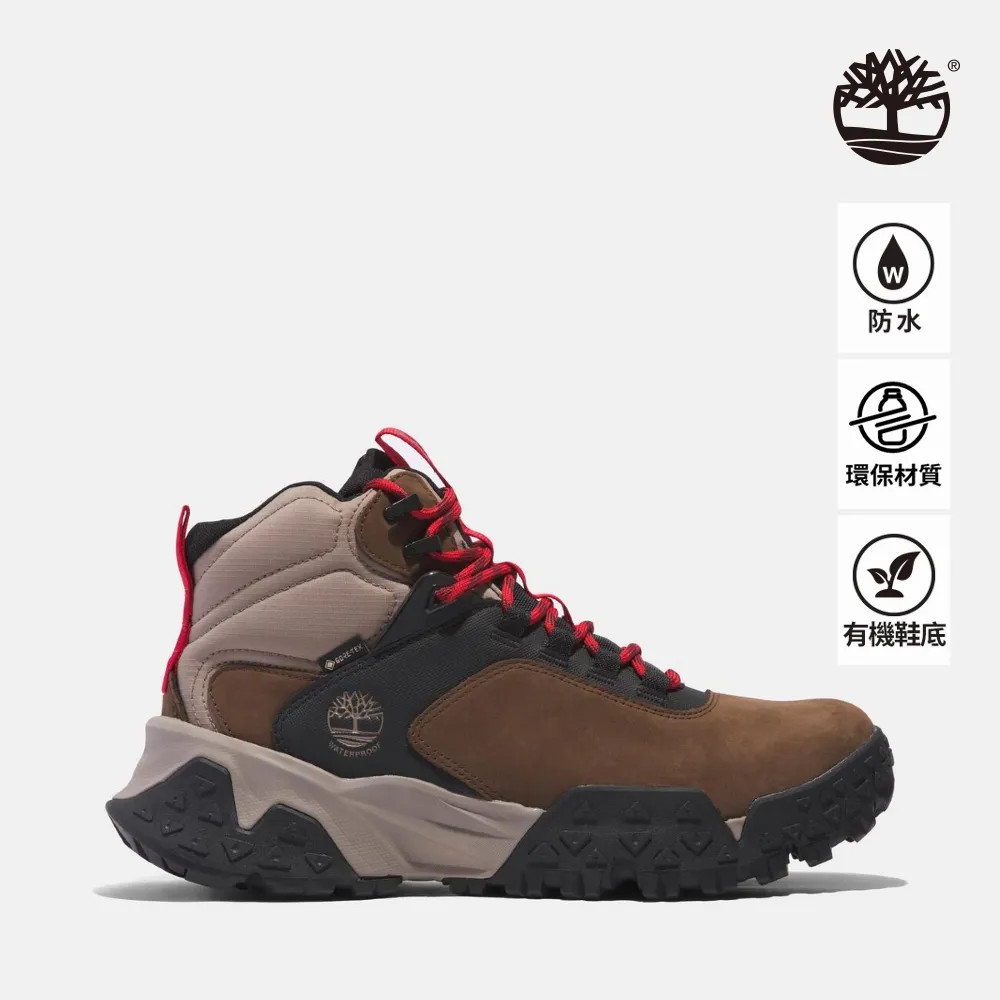 Timberland 男款深棕色GORE-TEX皮革中筒休閒靴|A6A8NW07 歷史價格詳細信息