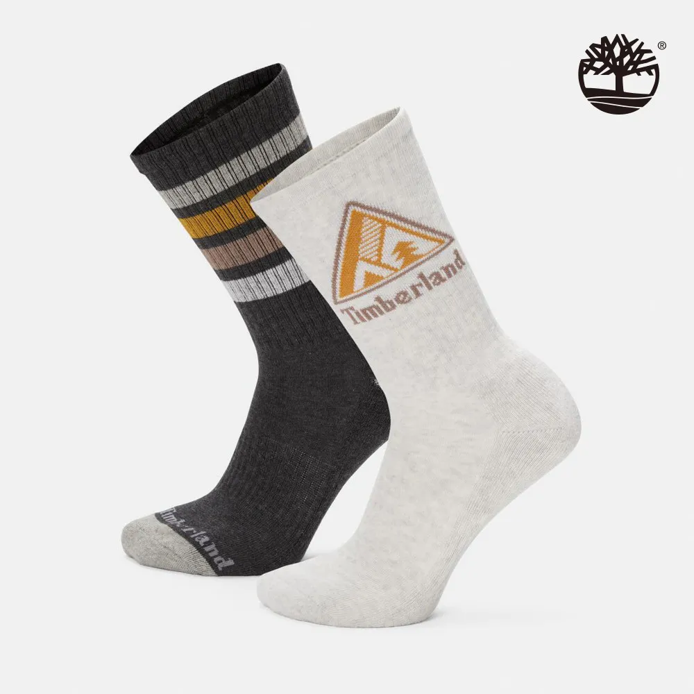 Timberland 中性雙色中筒襪兩入組|A5Z8XI30 歷史價格詳細信息
