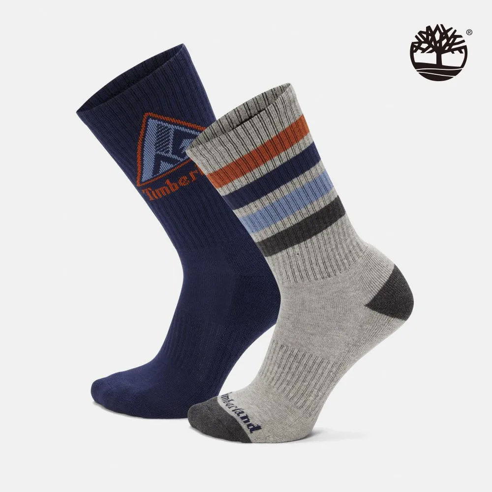 Timberland 中性雙色中筒襪兩入組|A5Z8XI30 歷史價格詳細信息