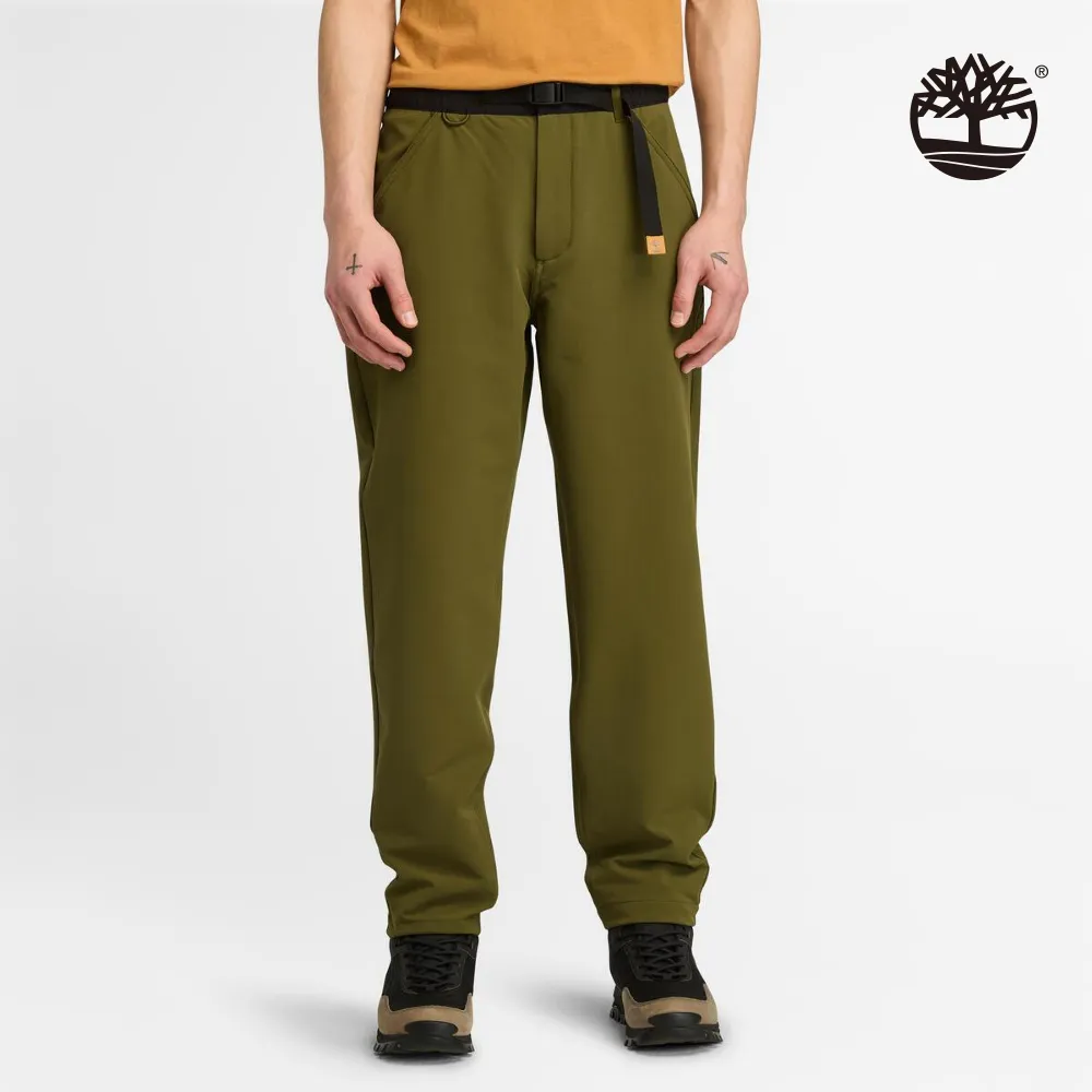 Timberland 男款橄欖綠色休閒工裝長褲|A6UQ6302 歷史價格詳細信息
