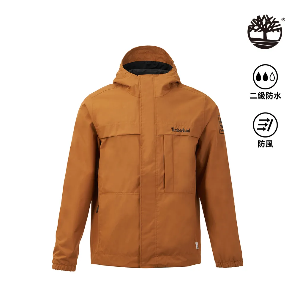 Timberland 男款小麥色防潑水連帽外套|A28GPP47 歷史價格詳細信息
